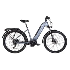 Електровелосипед 27.5" Leon OXFORD рама-19" 250Вт 48В центр. мотор дисплей, САП, 13.4Ач вбудована батарея, темно-сірий (м) 2022